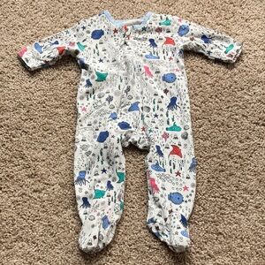 EGG by Susan Lazar Under Sea Nautical Submarine Footie Sleeper Pajamas 3 Month